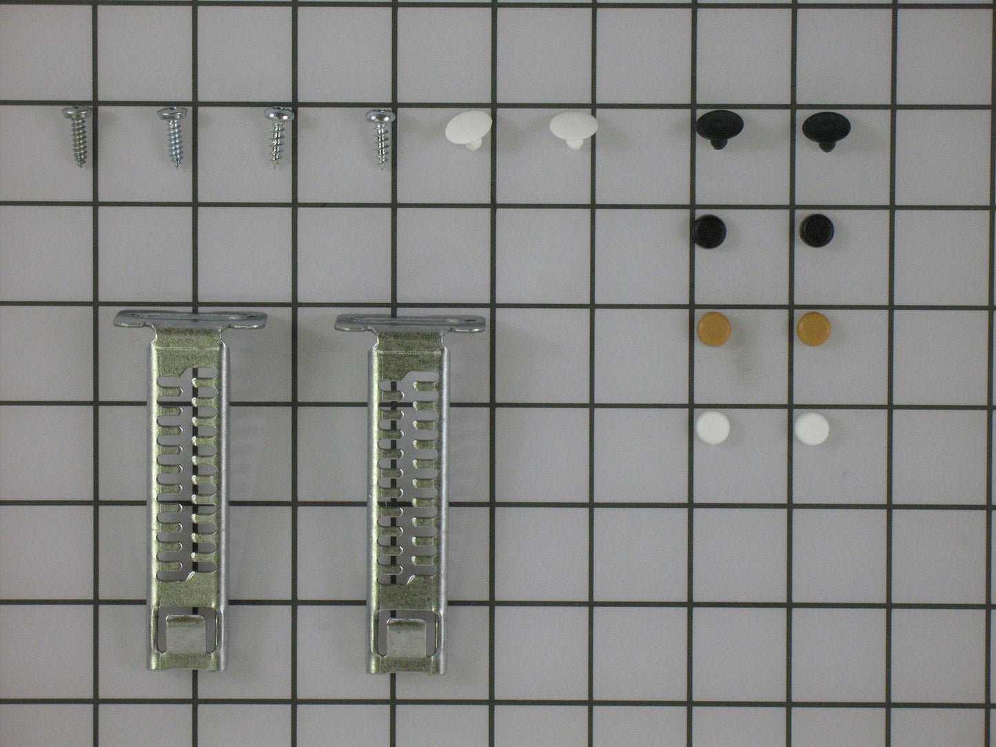 00612653 Bosch Dishwasher Toe Panel Mounting Bracket - Fixing Kit-1