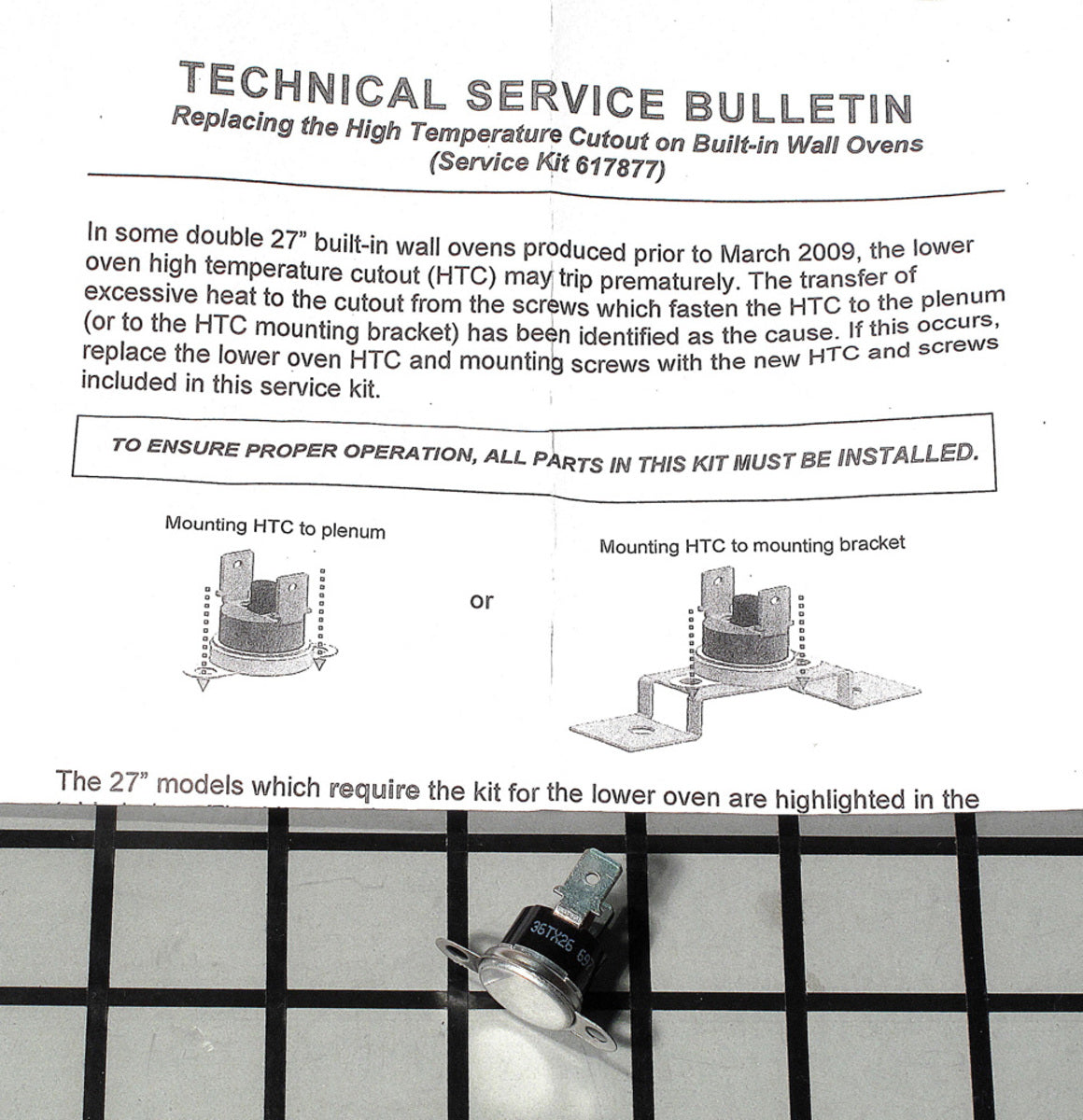 Bosch 00617877 FIXING KIT-1