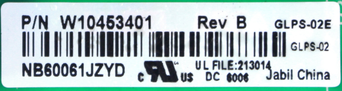 WPW10453401 Whirlpool Refrigerator Electronic Control Board-12