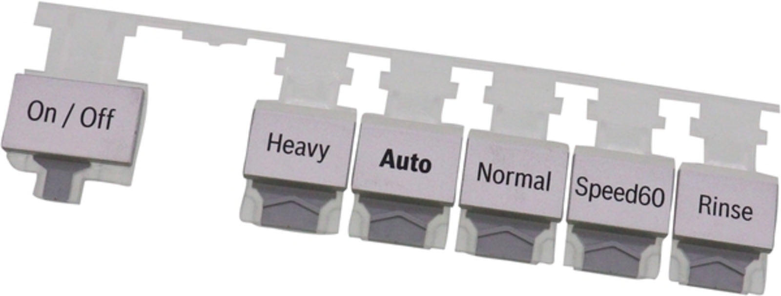 12016745 Bosch Dishwasher Push Button Set, Silver-1