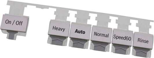 12016745 Bosch Dishwasher Push Button Set, Silver-1