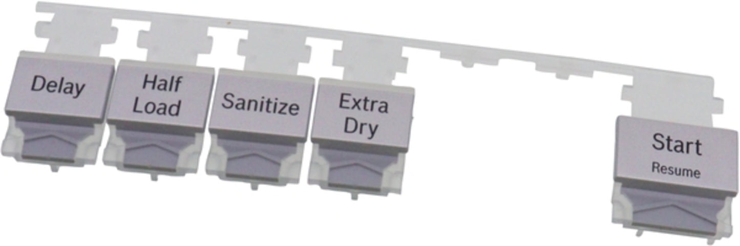 12016746 Bosch Dishwasher Push Button Set, Silver-1