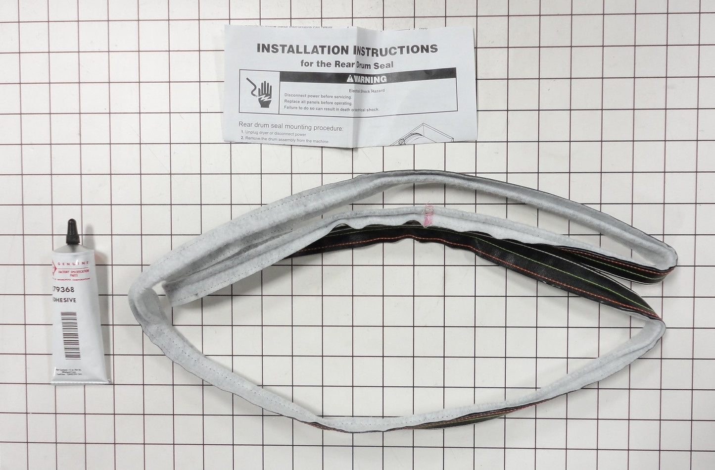 279735 Whirlpool Dryer Rear Felt Drum Seal-1