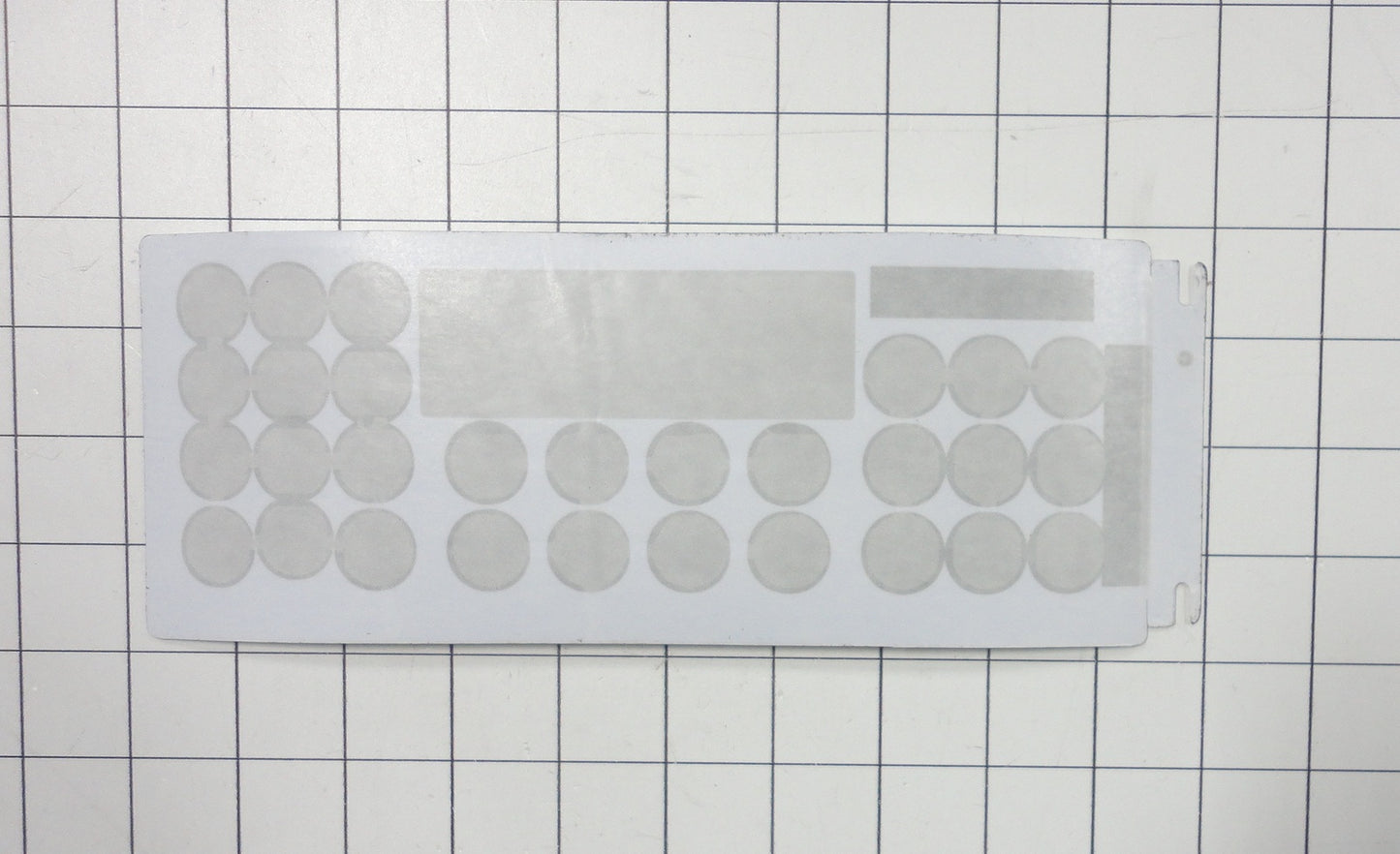 Frigidaire 316419827 OVERLAY,CLOCK,WHITE,ES540-2