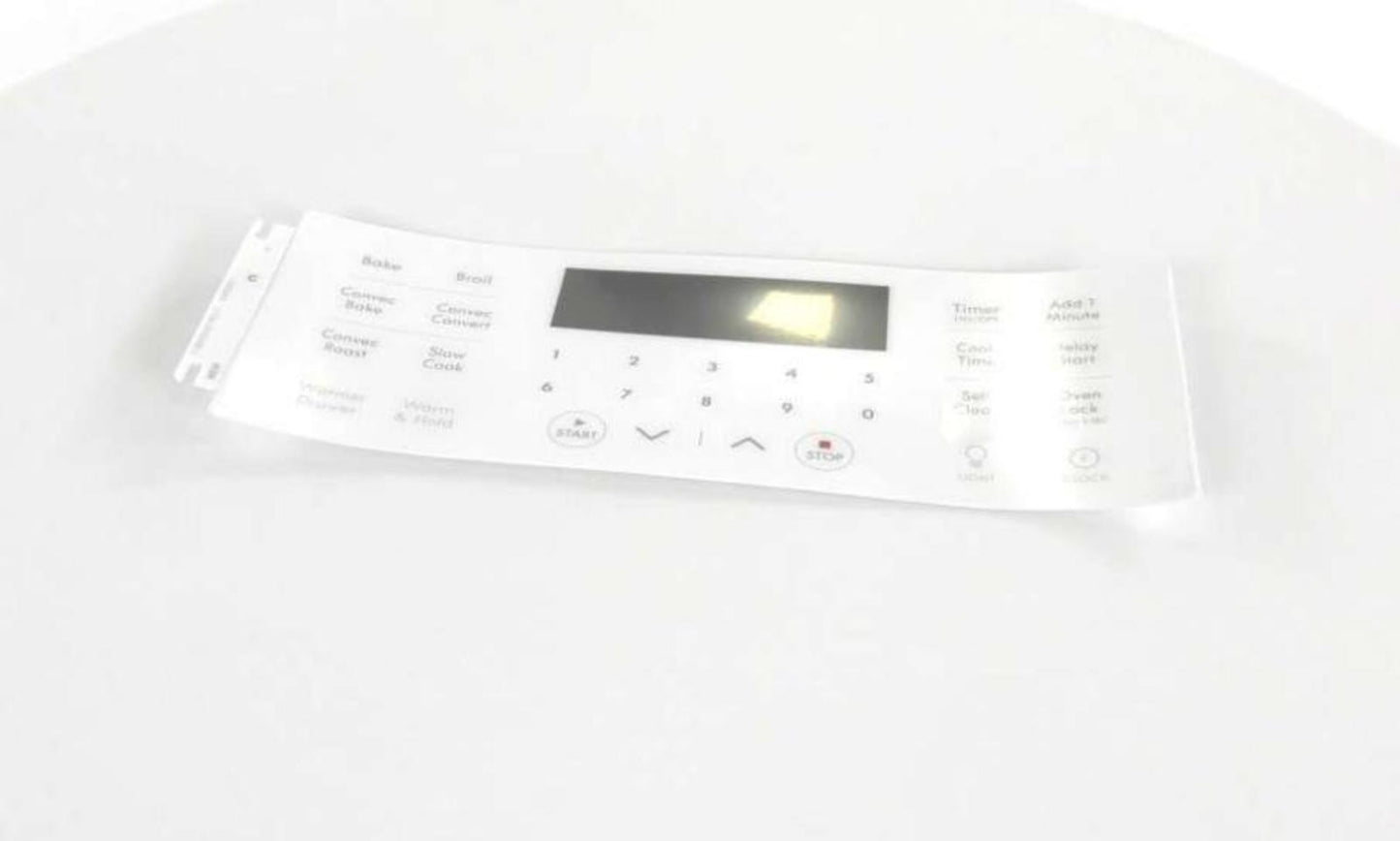 Frigidaire 316655000 OVERLAY,CLOCK,WHITE-1