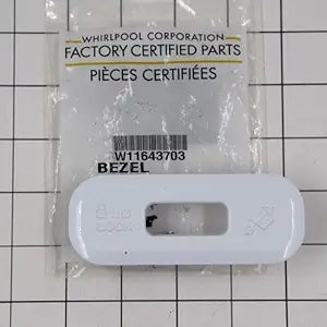 W11643703 Bezel for Whirlpool Washer Lid Lock-1