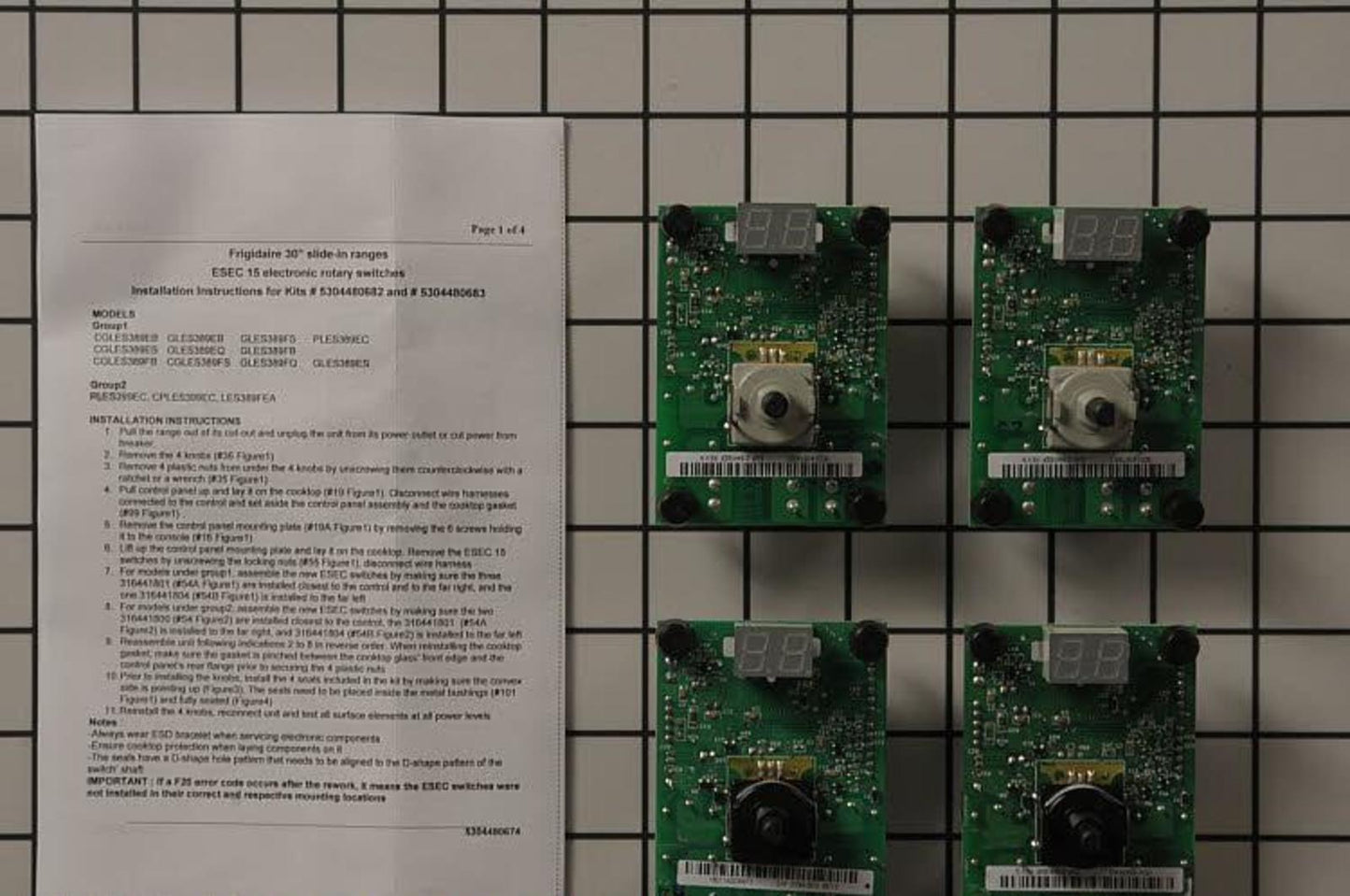 Frigidaire 5304480683 REPAIR KIT-1