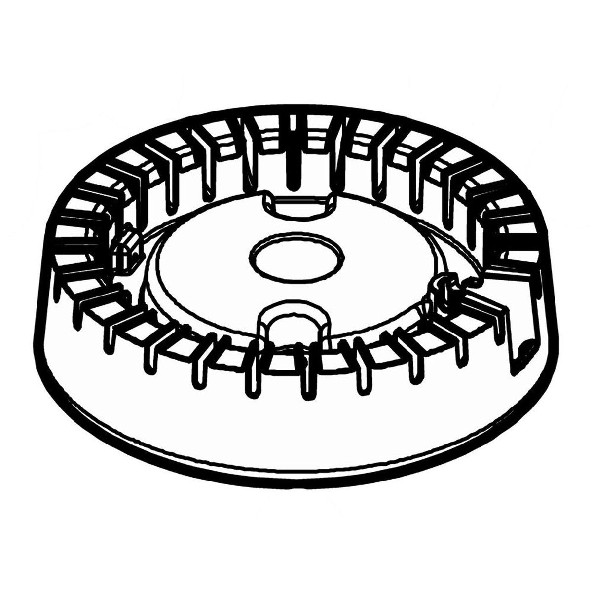 5304520369 Frigidaire Range Burner,Crown,Large,Aft-1