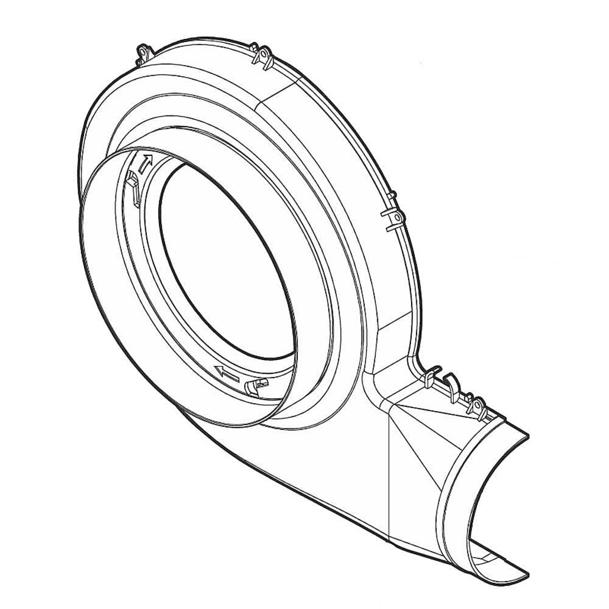 Frigidaire 5304523176 HOUSING ASSEMBLY,BLOWER,FRON-1