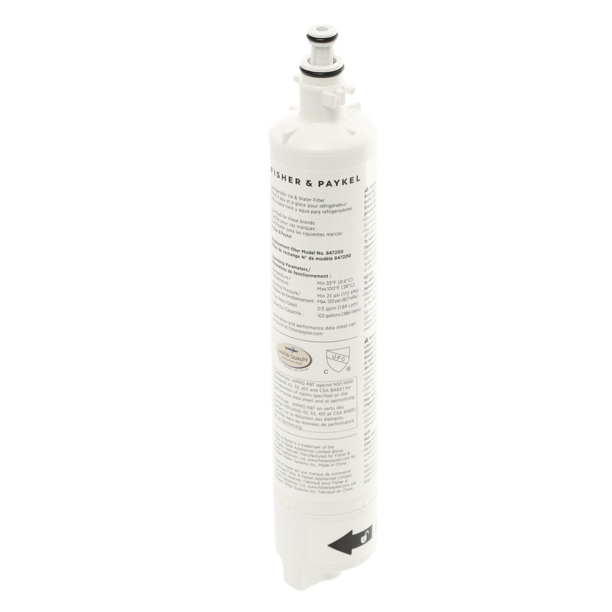 Fisher & Paykel / DCS 885345P KIT INSTL FILTER WATER US-2