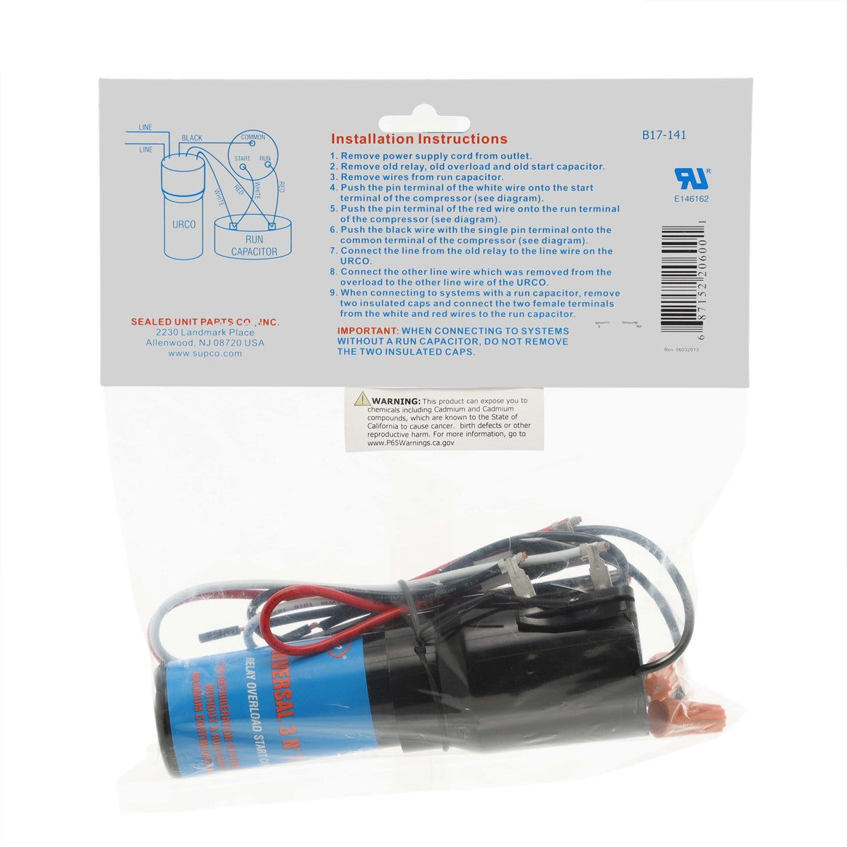 URCO410 Universal Relay Capacitor Overload-13