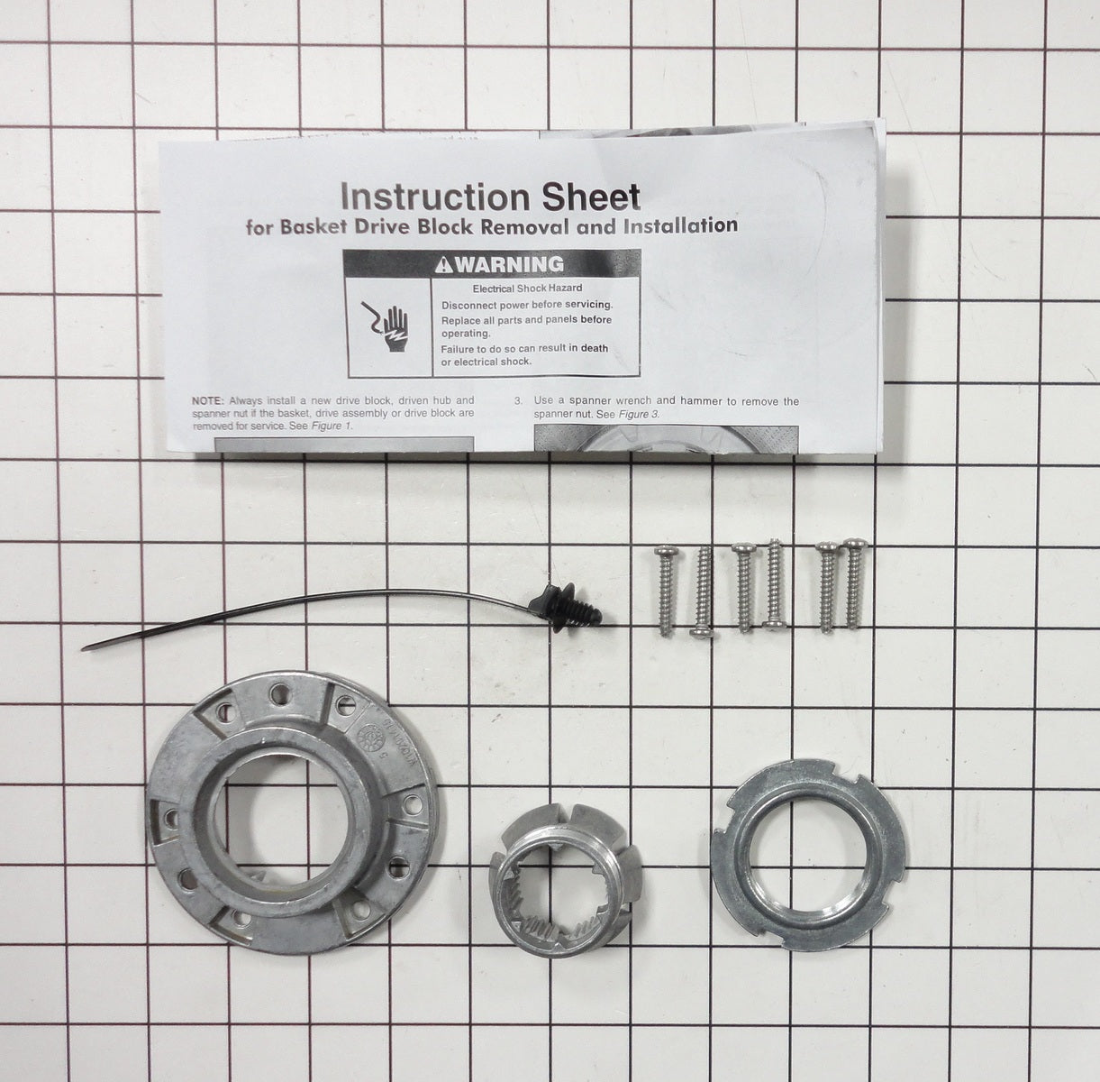 W10324651 Whirlpool Washer Drive Hub Kit-1
