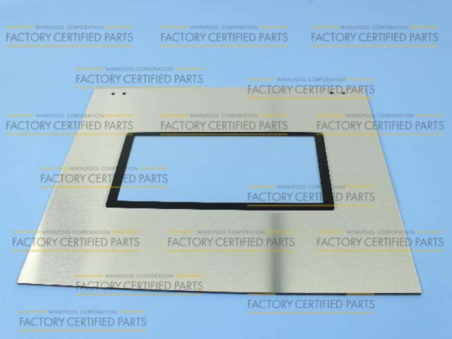 W10401225 Whirlpool Range Outer Door Glass, Stainless-1