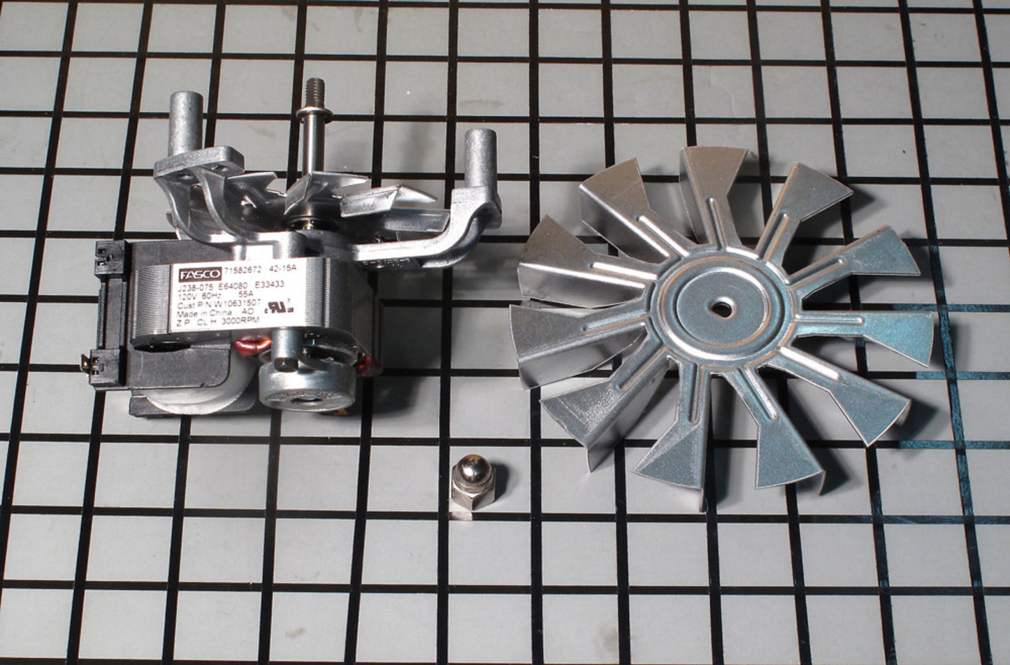 W10860984 Whirlpool Range Convection Fan Motor-1