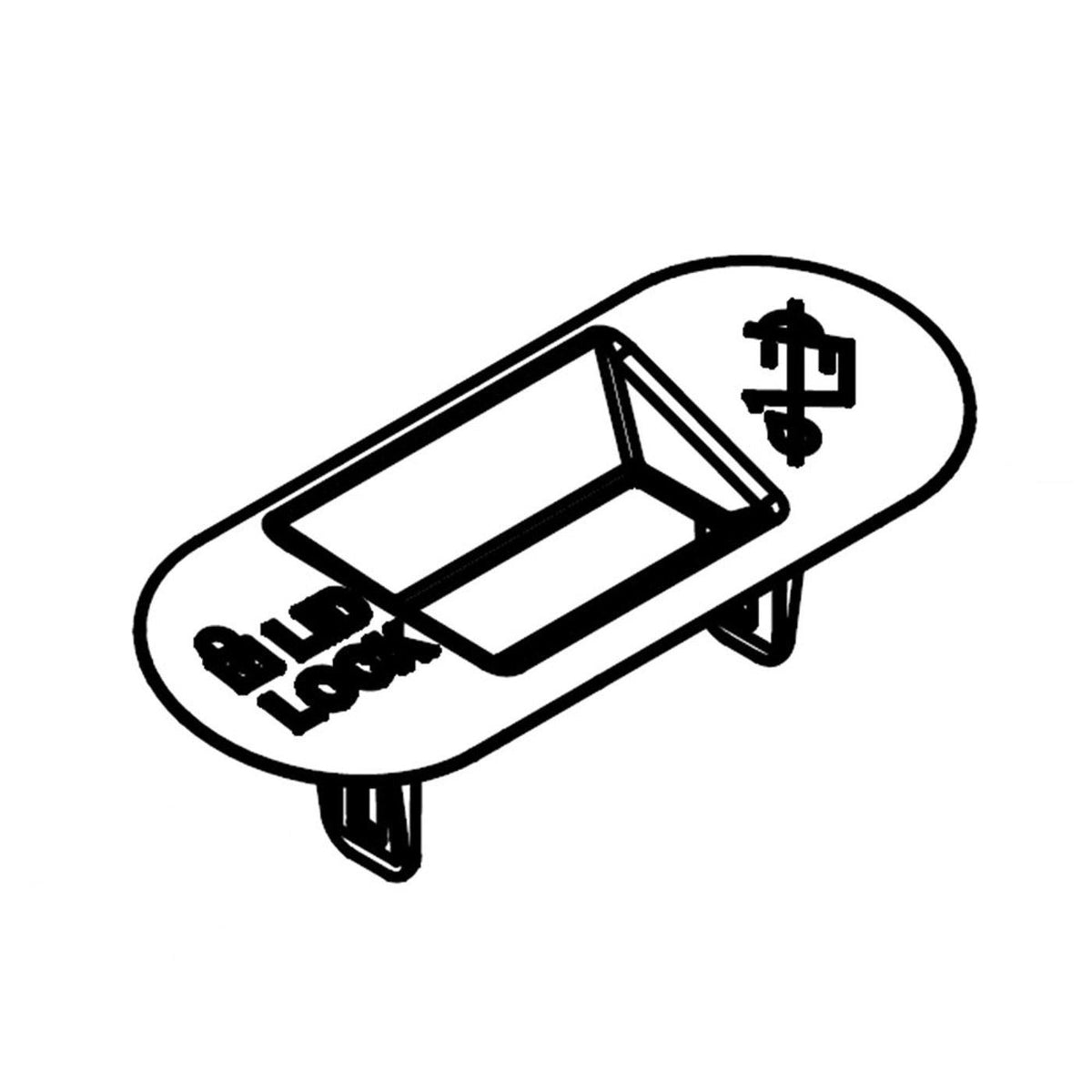 W11559688 Whirlpool Washer Lid Lock Bezel-1