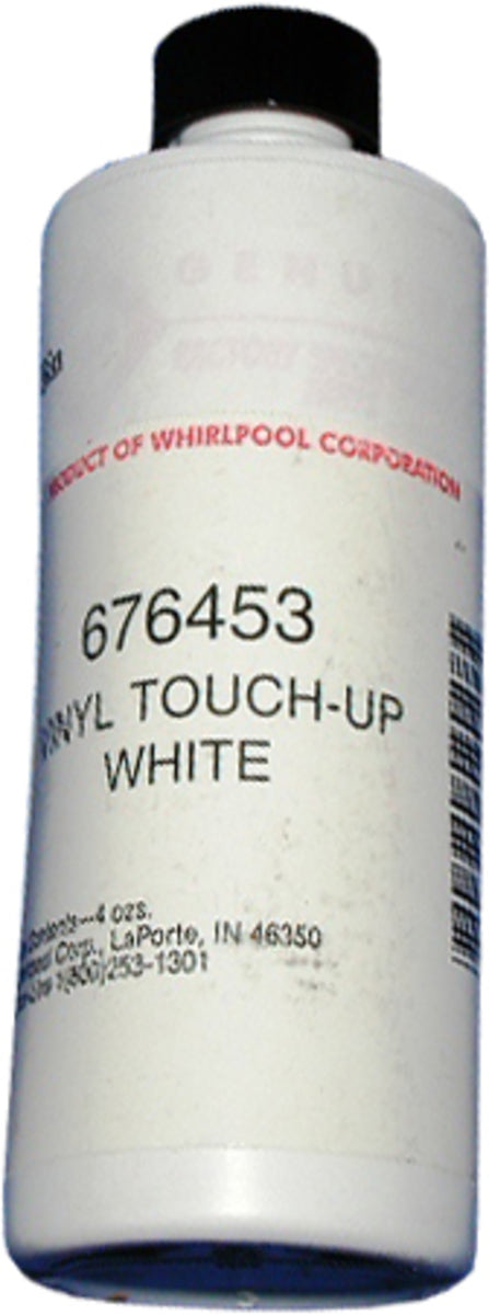 WP676453 Whirlpool Dishwasher Vinyl Touch-Up Paint, White-2