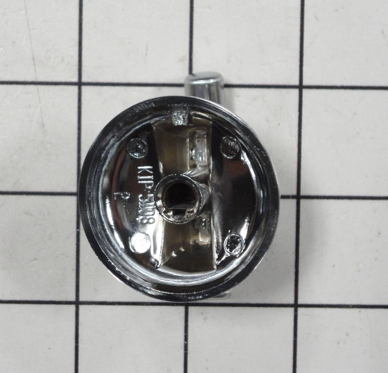 WP74008921 Whirlpool Stove Burner Control Knob - Stainless-2