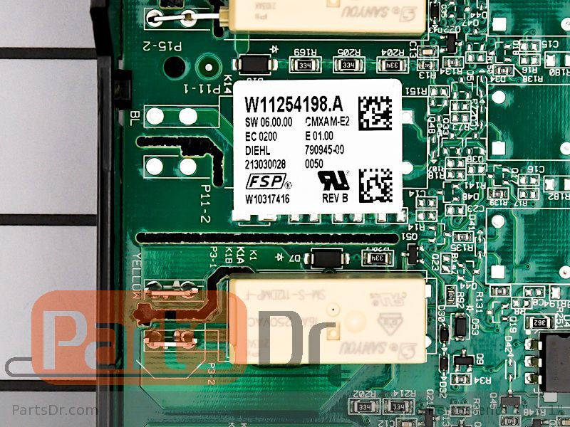 Whirlpool Oven Range Control Board W11296051 -2