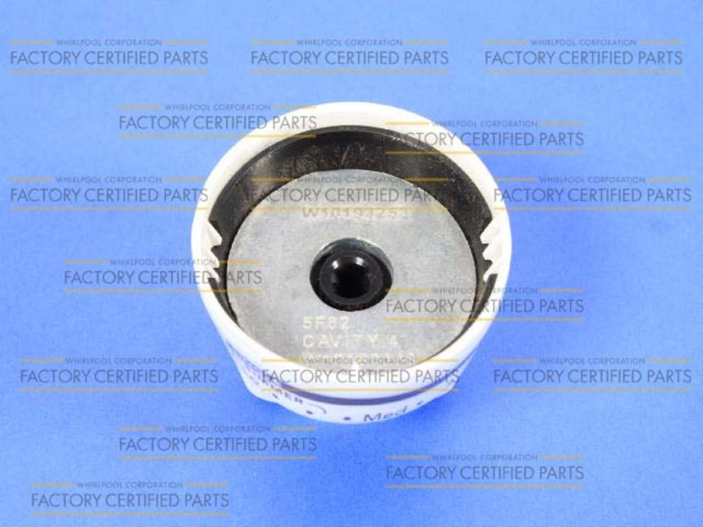 WPW10193253 Whirlpool Stove Burner Control Knob - White-1