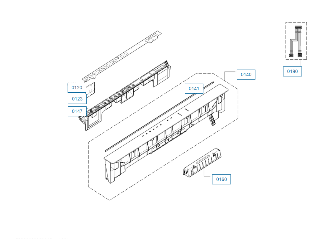 Bosch Dishwasher Operating Module Part 11061791