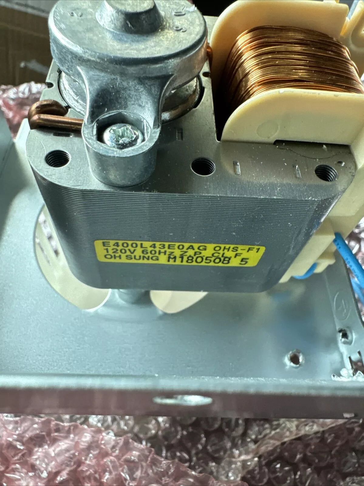 Bosch Oven Range Fan Motor, Part#: 12009796 -2