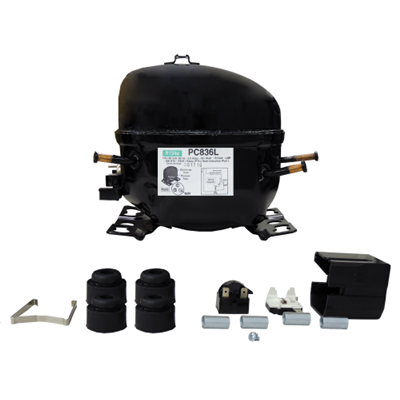 SPC836L Refrigerator Compressor Part, 836 BTU Capacity -1