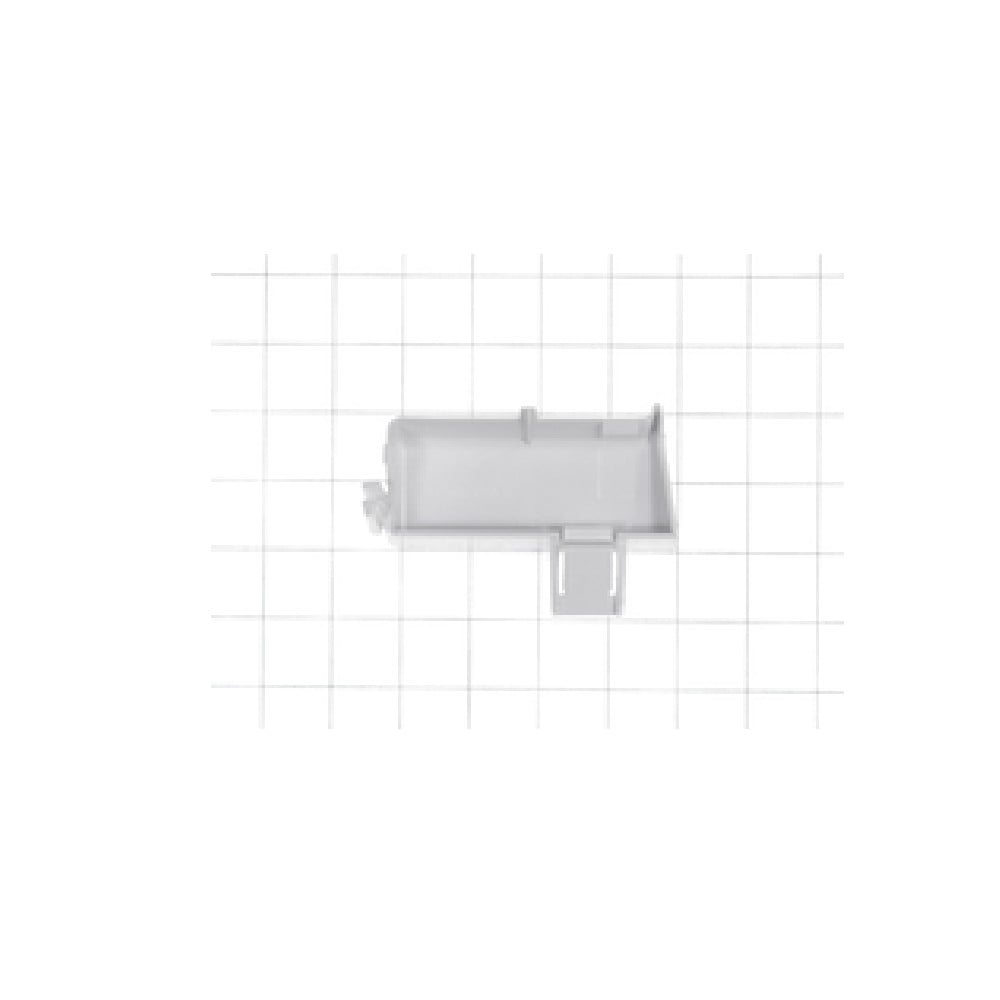 White Left Hand Door Shelf End Cap WG03L00278 for GE Fridge -2