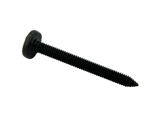 00626649 Bosch Dishwasher Screw, M4 x 38, Toe Kick, Phillips Head, Black-1