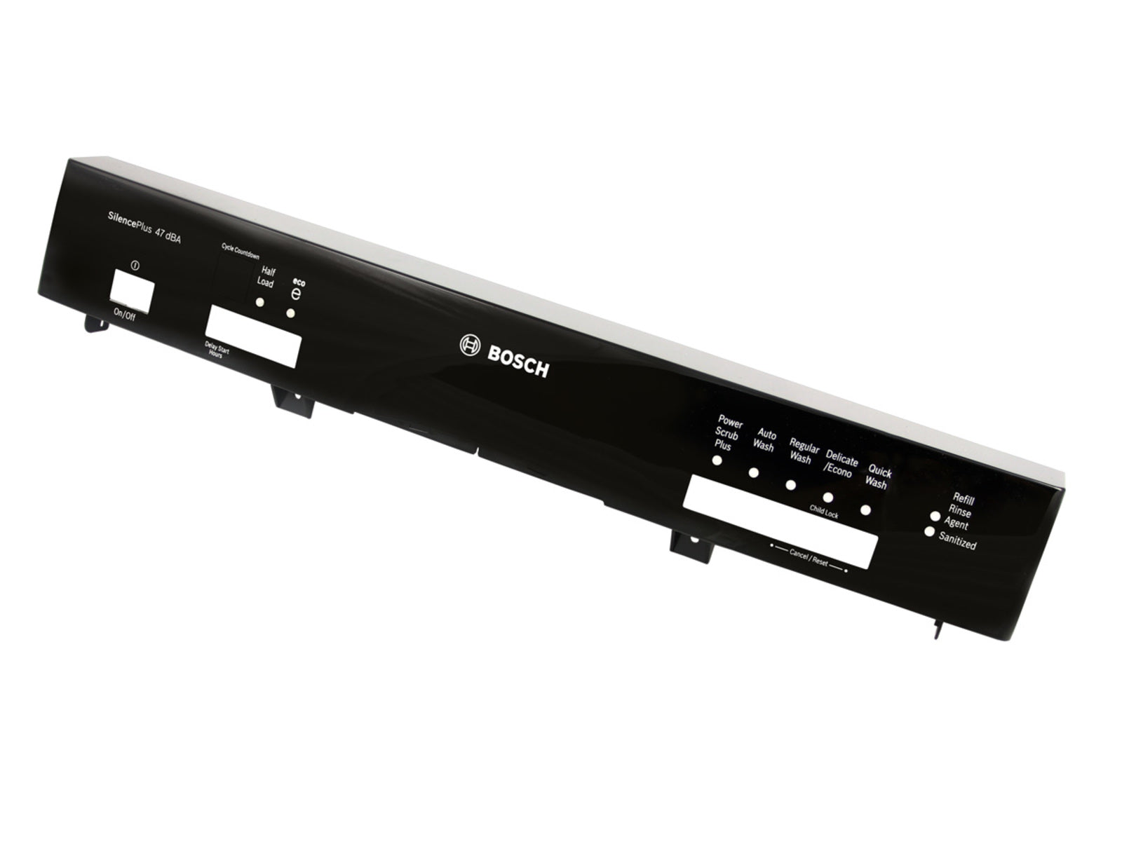 00665888 Bosch Dishwasher Facia Panel-Black-1