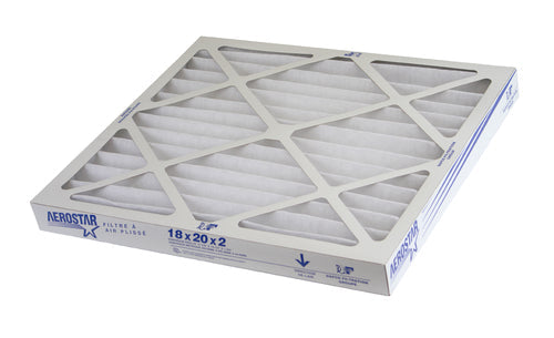 Aerostar Series 400 Pleated Furnace Air Filter 18x20x2 MERV 8 Standard Capacity