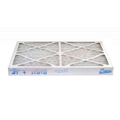 Aerostar Series 400 Pleated Furnace Air Filter 20x24x2 MERV 8 Standard Capacity -2