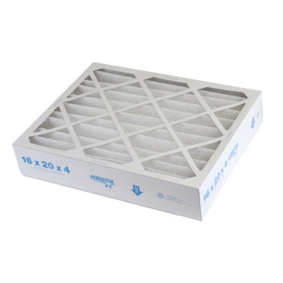Aerostar Series 400 Pleated Furnace Air Filter 16x20x4 MERV 8 Standard Capacity