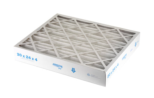 Aerostar Series 400 Pleated Furnace Air Filter 20x24x4 MERV 8 Standard Capacity