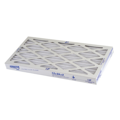 Aerostar Series 400 12x24x2 MERV 10 Pleated Furnace Air Filter High Capacity -1