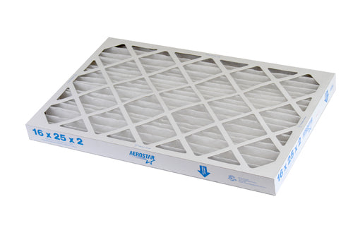 Aerostar Series 400 Pleated Furnace Air Filter 16x25x2 MERV 10 High Capacity