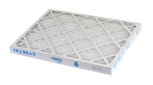 Aerostar Series 400 Pleated Furnace Air Filter 18x24x2 MERV 10 High Capacity