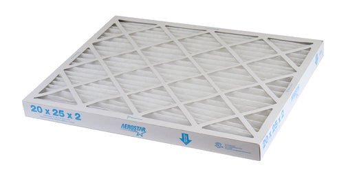 Aerostar Series 400 Pleated Furnace Air Filter 20x25x2 MERV 10 High Capacity
