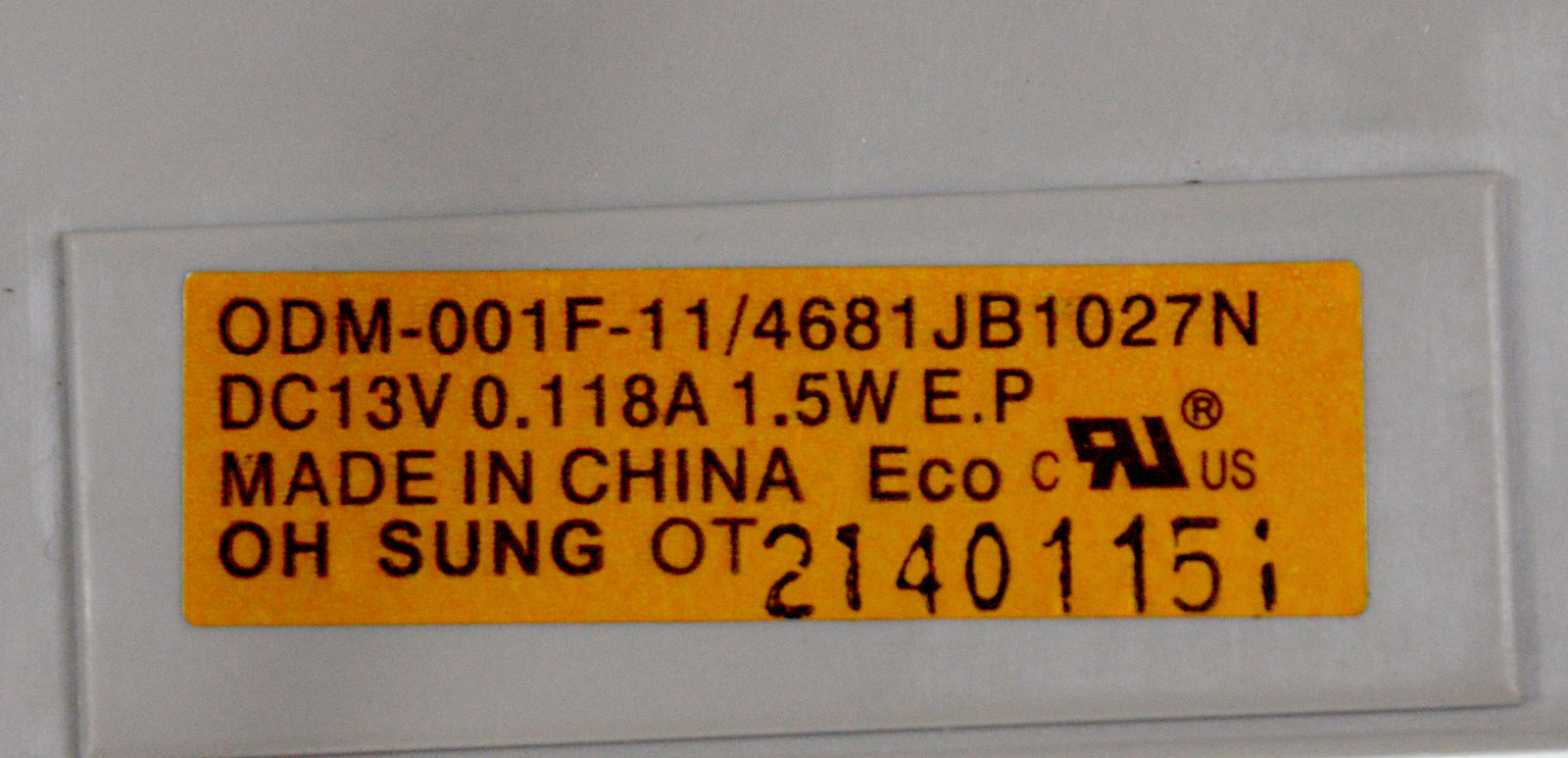 4681JB1027N LG Refrigerator Evaporator Fan Motor-13