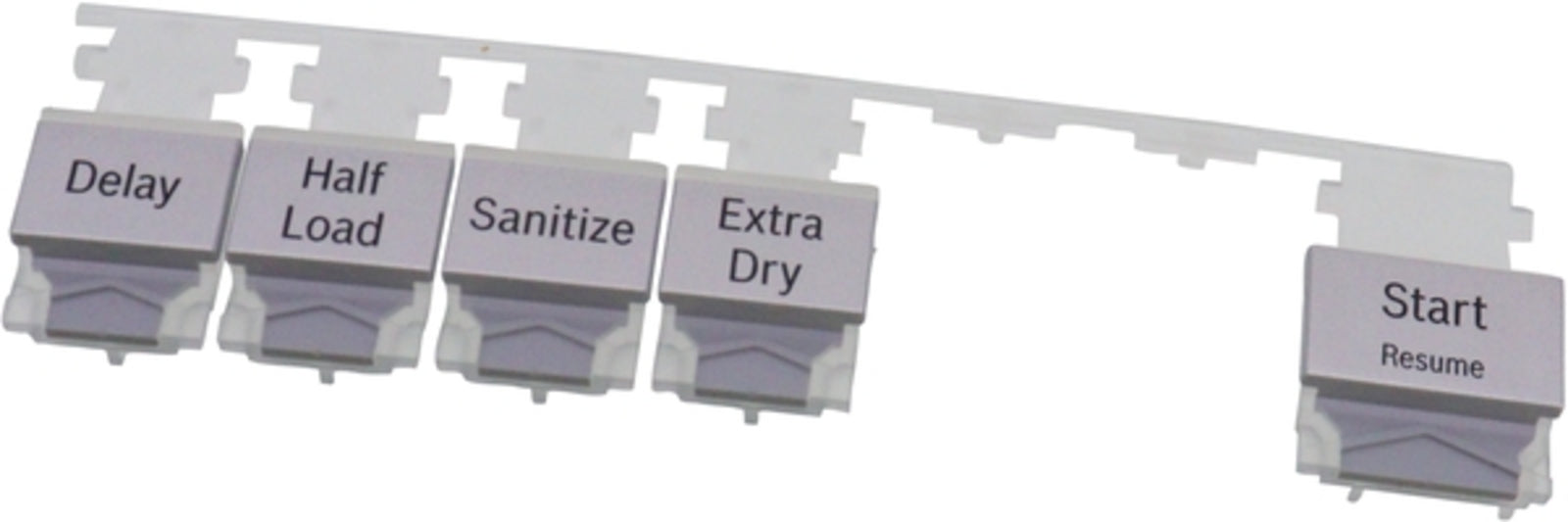 12016746 Bosch Dishwasher Push Button Set, Silver-1
