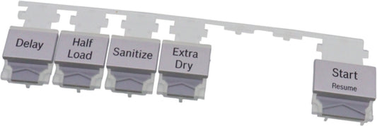 12016746 Bosch Dishwasher Push Button Set, Silver-1
