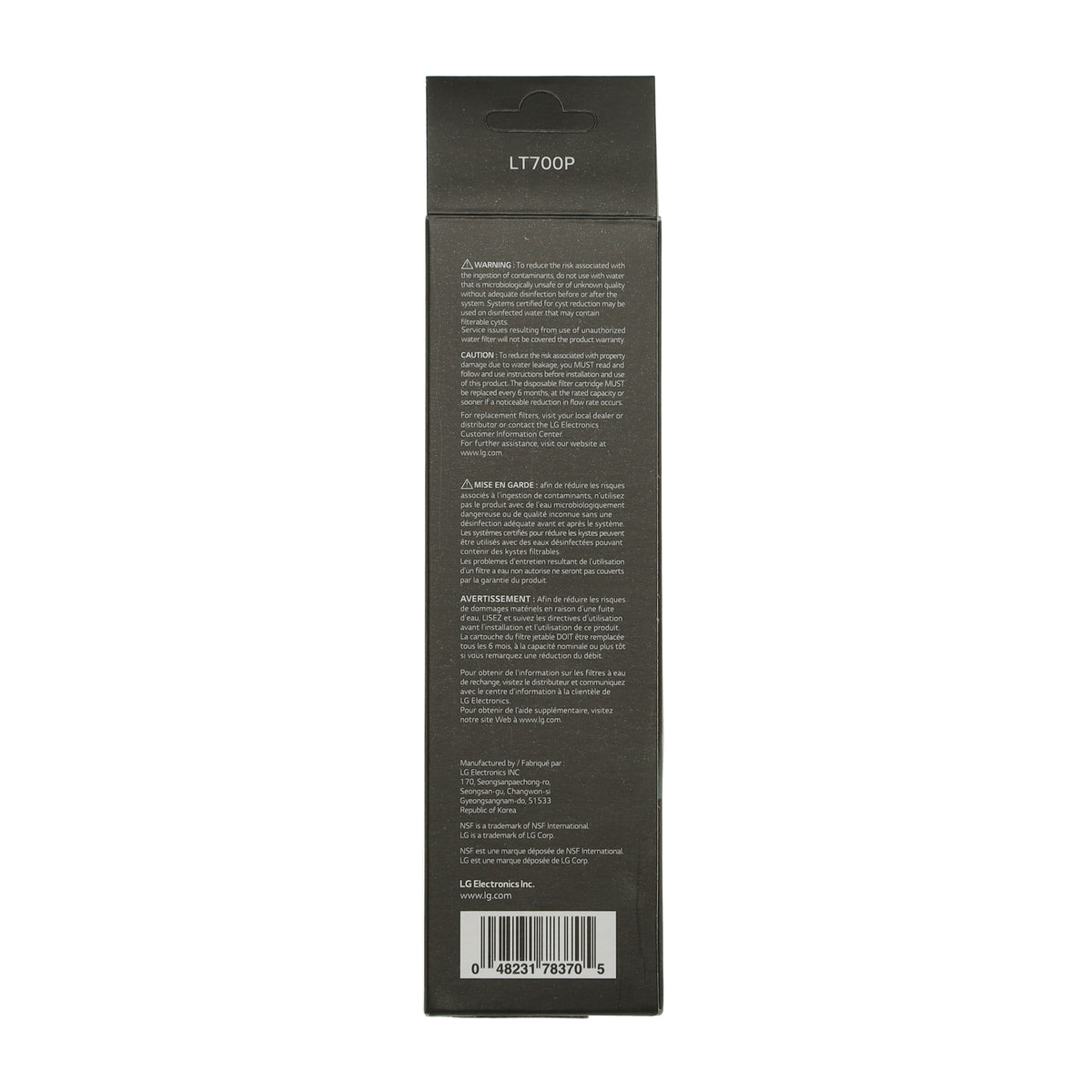 AGF80300702 LG Water Filter (LT700P)-13