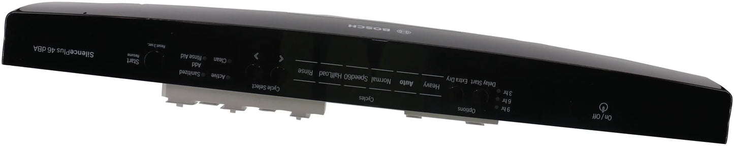 Bosch Dishwasher Black Panel Fascia Part 00773850-1