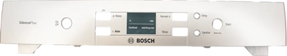 Bosch Dishwasher Facia Panel Part 00770780 - Silver