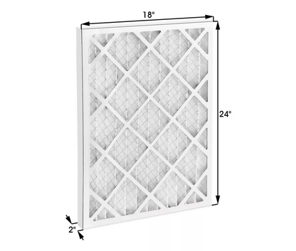 Aerostar Green Pleat Furnace Air Filter 18x24x2 MERV 13 Pleated Filter -2