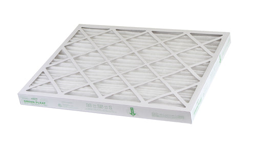 Aerostar Green Pleated Furnace Air Filter 20x25x2 MERV 13 High Efficiency