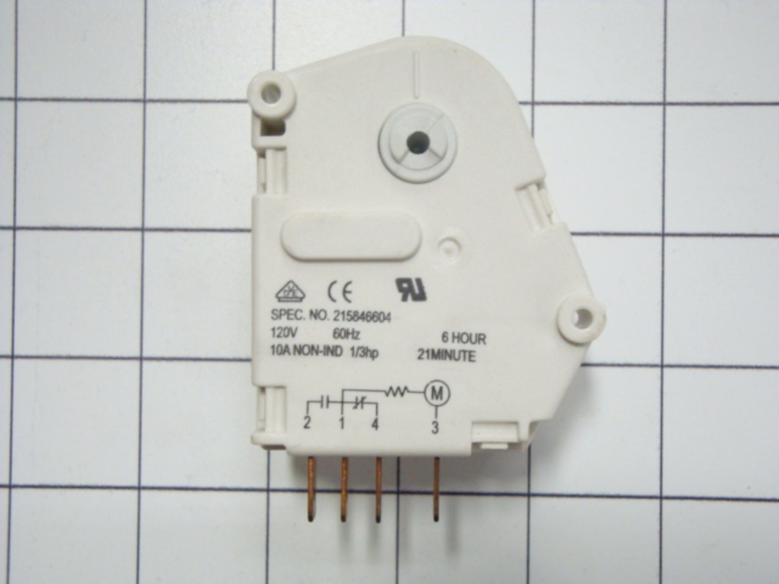 215846604 Frigidaire Refrigerator Defrost Timer - 120V 60Hz-2