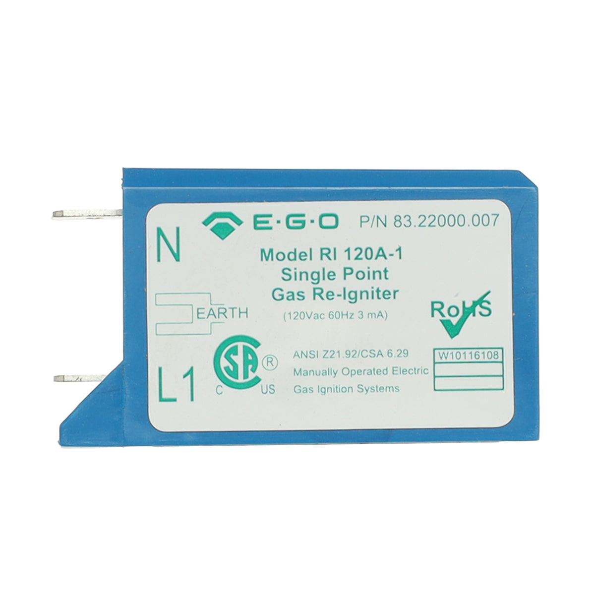 Fisher & Paykel / DCS 252542 MODULE REIGNITION SINGLE POI-2