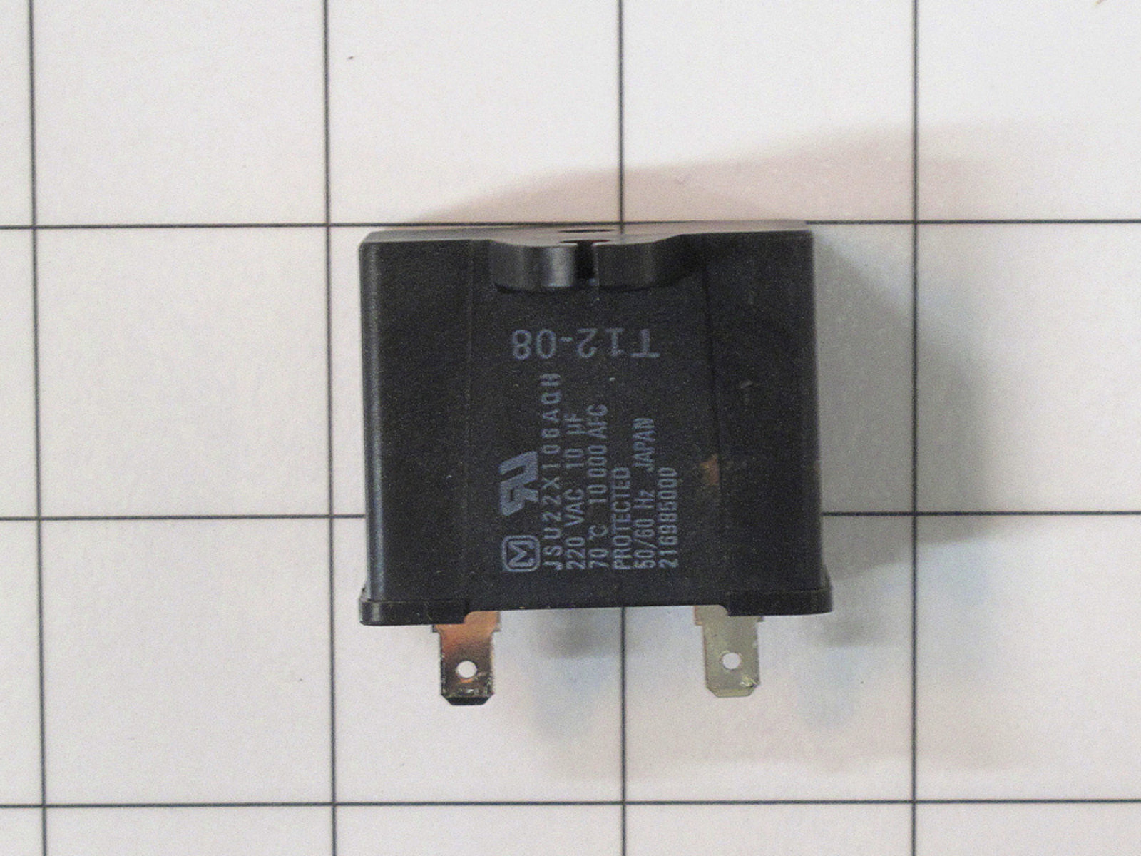 Frigidaire 297286812 CAPACITOR,12UF-1