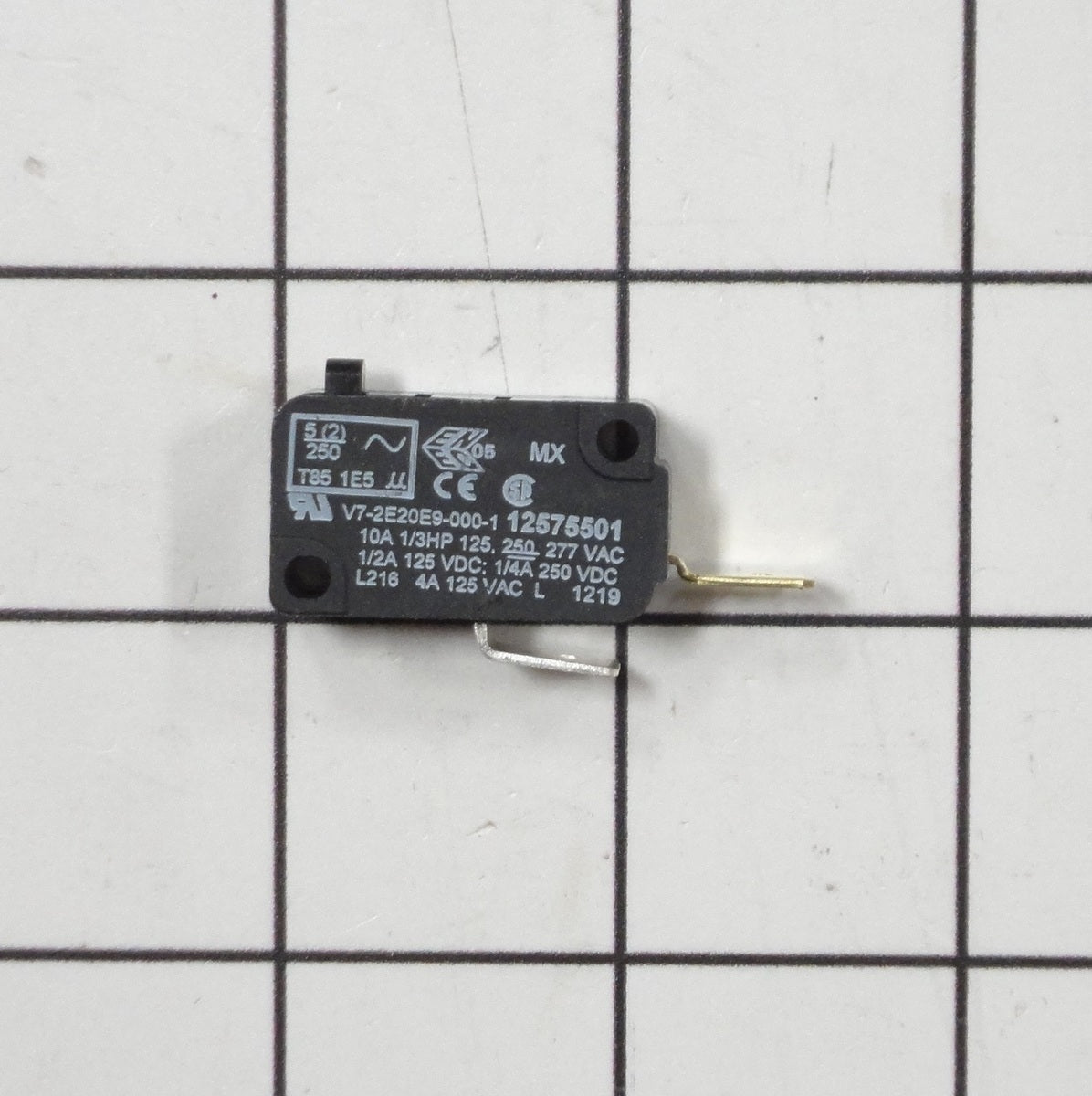 Whirlpool WP12575501 Refrigerator Water Dispenser Switch-3