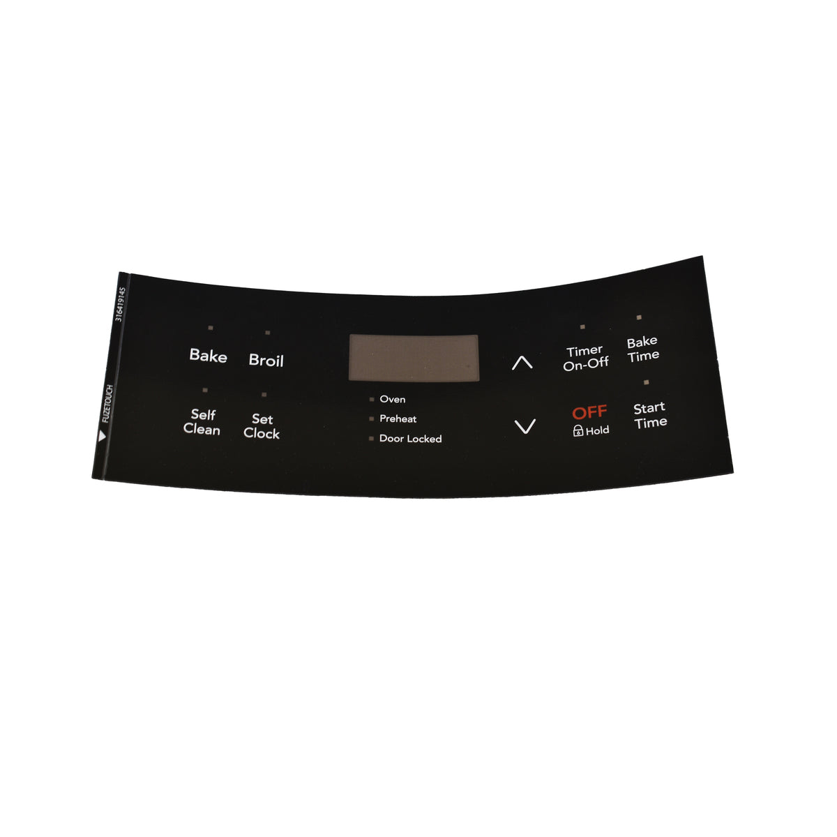 Frigidaire 316419145 OVERLAY,CLOCK,BLACK,ES300-2